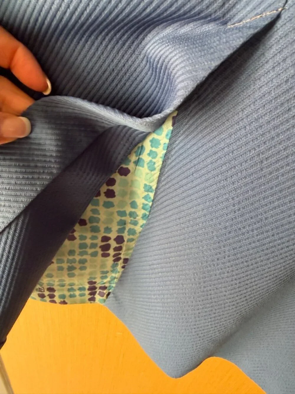 Desmond's Southern California 1970s Mens Sport Coat Blazer Size 42 Long Blue